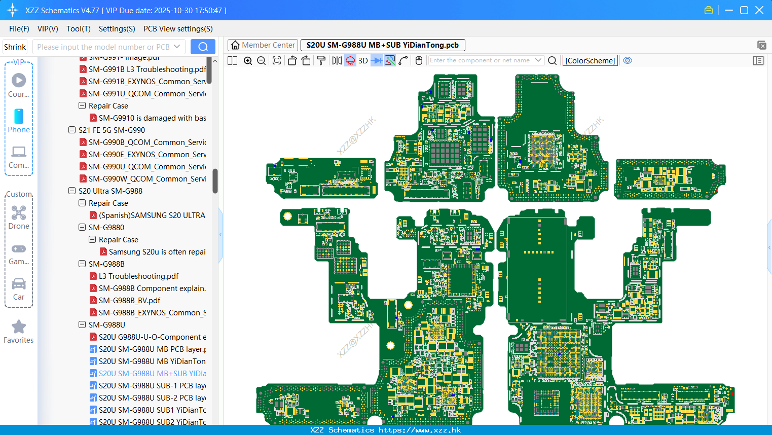 Samsung S20U SM-G988U MB+SUB bitmap